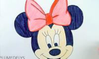 How to draw Minnie Mouse?