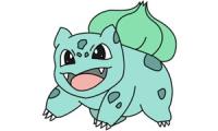 How to draw Bulbasaur