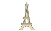 How to draw the Eiffel Tower