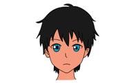 How to draw a boy face