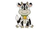 How to draw a cow