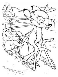 Bambi and Thumper on Ice