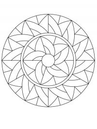 Floral mandala