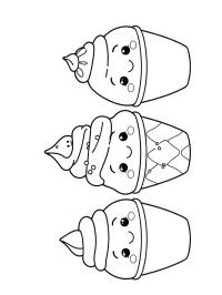 3 kawaii ice creams
