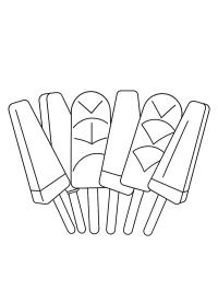 6 water ice creams