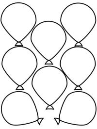 8 balloons
