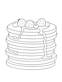 Strawberry pancakes
