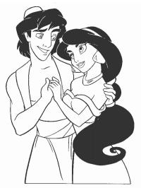 Aladdin and yasmine