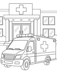 Ambulance at the Hospital