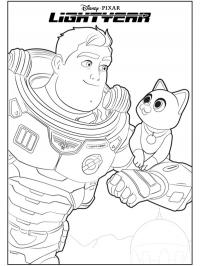 Buzz Lightyear and Sox