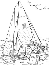 Catamaran sailing