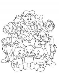 Donald Duck family
