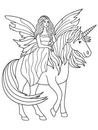 Unicorn and fairy