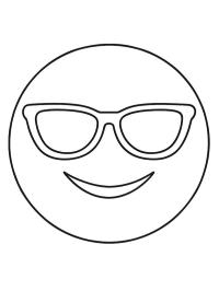Emoji with sunglasses