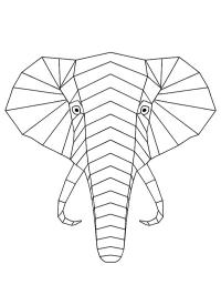 Geometric elephant