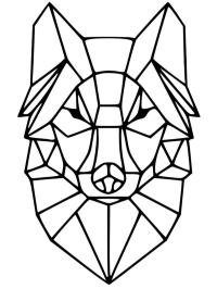 Geometric wolf