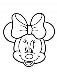 Face of mini mouse