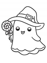Ghost with lollipop