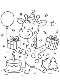 It's Giraffe's birthday