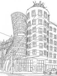 The Dancing House in Prague