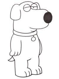 Dog Brian Griffin (Family Guy)