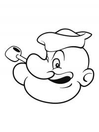 Popeye's head