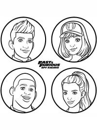 Character faces The Fast and the Furious
