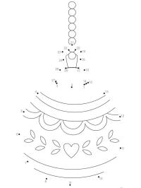 Christmas Ornament dot to dot