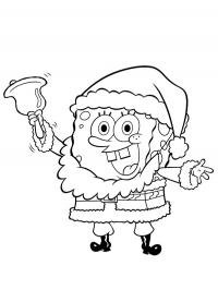 Santa spongebob