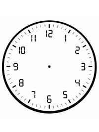 Clock without hands worksheet