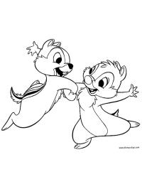 Chip and Dale dance