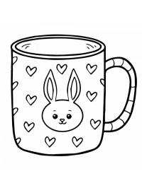 Mug rabbit
