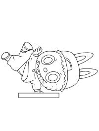 Labubu Hip-hop Girl