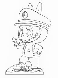 Labubu Captain