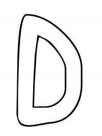 Letter D