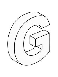 Letter G 3D