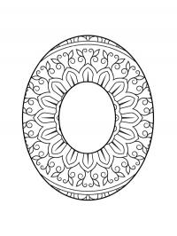 Letter O Mandala