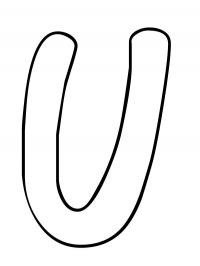 Letter U