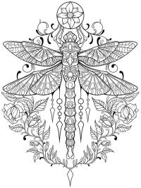 Dragonfly butterfly tattoo
