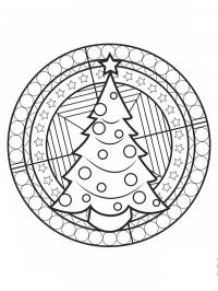 Christmas Tree Mandala