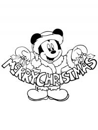 Merry christmas Mickey Mouse