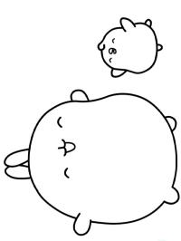 Molang and Piu Piu