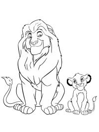 Mufasa and Simba