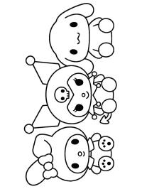 My Melody, Kuromi and Cinnamoroll