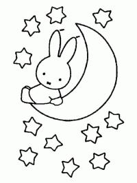 Miffy on the moon