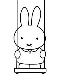 Miffy on the swing