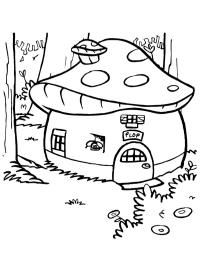 Mushroom house from gnome plop