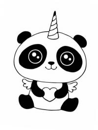 Panda unicorn