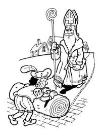 Piet rolls out the carpet for St Nicholas