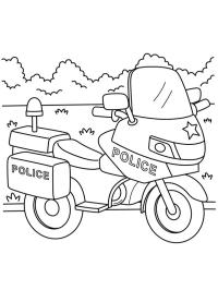 Police motorcycle